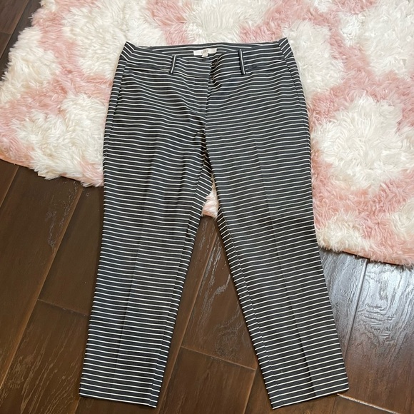Ann Taylor Pants - Ann Taylor LOFT Marisa Blue Striped Pants Women's Size 8P